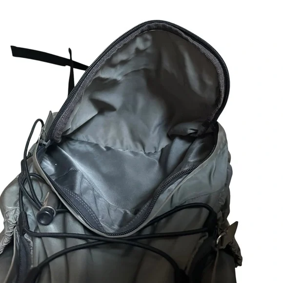 Authentic PRADA Gray Green & Black Nylon Backpack - Picture 9 of 15